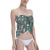 Mulheres Swimwear Magia Colorida Cogumelo Kaftan Sarong Beach Wear Mulheres Poliéster Senhoras Saia Bikini Wrap