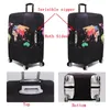 Épais élastique géométrique bagages housse de protection mode boîtier de chariot pour valise bagages sac de voyage cas 273 240105