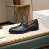 Il più nuovo designer punta quadrata scarpe casual da uomo vintage britannico abito formale scarpe in pelle mocassini slip-on taglia di lusso 37-46