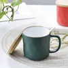 Кружки цвета макарон, кофейная чашка, фарфоровые чашки, посуда для завтрака, красивая чайная посуда, персональный подарок для кафе, керамическая кружка, бар