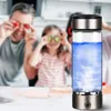 Verres à vin bouteille d'eau à hydrogène, tasse ioniseur Portable Rechargeable avec électrolyse rapide, énergie 3 pour une santé riche