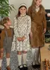 Kolekcja AP Caramel Fall Girls Floral Dress Baby Romper Boys Mix N Match Silne Słodki Zestaw ubrania #7704 240104