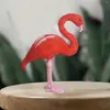 Trädgårdsdekorationer flamingo staty realistisk imitation fågelmodell konst djur figurskulptur för uteplats bakgård utomhus dekoration