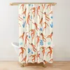 Abstract Matisse Flower Art Shower Curtain Modern Geometric Simple Aesthetic Pastel Boho Trendy Bathroom Decor with Hook 240105