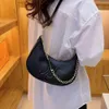 2024 Niche High-end Dumpling Nieuwe Internet Celebrity Hoogwaardige dameshandtas Lichte ketting Draagtas Crossbody Tas