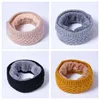 Scarves Winter Warm Brushed Knit Neck Warmer Circle Go Out Wrap Cowl Loop Snood Shawl Outdoor Ski Climbing Scarf For Men Women