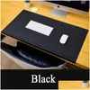 Mouse Pads Wrist Rests Folding Elbow Guard Leather Office Desk Mat Big Pad Laptop Computer Gaming Mousepad Table Cushion Drop Delivery Otve8