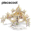 Piececool – puzzle 3D en métal, Kits de construction de la lune pour adultes, jouets DIY, modèle cadeaux d'anniversaire, 240104