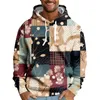 رجال الرجال 3D Cube Sweatshirts Men Geometry Hoodie Print Colorful Hoody Usisex Hip Hop Pullover Fashion Tops عالية الجودة