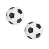 Acessórios 30pcs pequeno estilo de futebol bola de mesa de matraquilhos de plástico duro jogo de contrapartida crianças brinquedo