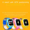 Orologi Orologio da polso GPS Q90 Bambino Smart Watch Posizione del telefono Orologio per bambini Touch screen LCD a colori da 1,22 pollici WIFI SOS Smart Baby Watch