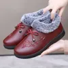 2024 Winter Warme Mutter Stiefel Mode Bestickte Leder Top Wasserdichte Bequeme Leichte frauen Schuhe