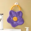 Asciugamano Fiore Mano Super Assorbente Cucina Bagno Pulizia Per Bambini Strofinaccio Cartone Animato Appeso