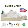 Designer Medaljist Sneakers Shoes Män Kvinnor Action Two-Tone Panda White Black Leather Suede Fuchsia Gold Green Red Pink Yellow Low USA Outdoor Trainers