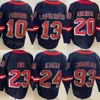 Hockey alternatif 2024 23 maillots Adam Fox 31 Igor Shesterkin 8 Jacob Trouba 13 Alexis Lafrenière 10 Artemi Panarin 93 Mika Zibanejad 20 Chris Kreider Reverse Retro