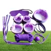 Kit de bondage sexuel 7 pièces, ensemble de jeux pour adultes, menottes, menottes, fouet, corde, bandeau pour les couples, jouets érotiques, produits SM 3946314