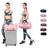 LU Designer Sac 2023 Sac de voyage Tennis Fourre-tout Stand Sec Humide Split Couche Sac de fitness pour femmes Grande capacité SportsTote Sac Designer Sac de luxe