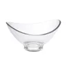 Servis uppsättningar PC Plastic Candy Bowl Kitchen Sallad Clear Ice Cream dessert Display Container