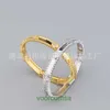 Van Lady Designer charm clover Bracelets Ins Style Copper gold plated plum blossom Bracelet lace hot women's fashion bracelet ring With Box Jun
