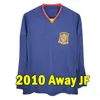 Finale Spanje Retro Voetbalshirt 1992 94 96 98 PIQUE PUYOL R.HIERRO A.INIESTA 2002 2008 RAUL DAVID VILLA 2010 2012 XAVI GUERRERO 2018 GUARDIOLA Voetbalshirt met lange mouwen