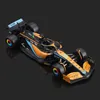 Bburago 1 43 #4 Lando Norris McLaren McL36 #3 Daniel Ricciardo Alloy Luxury Vehicle Diecast Car Model Toy 240104