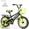 Fietsen Kinderfiets 14/16 inch/18 inch Fiets Kinderwagen met hoog koolstofstaal 3-10 jaar oude kinderen Verstelbare hoogte BicycleL240105