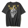 2024 Womenmen's T-shirts Designer Galleries Depts Shirt Alphabet Print Trendy Trend Basic Casual Fashion Lose Short T-shirt Half Sleeve Tees Green Grey