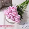 装飾的な花高品質のシミュレートされたローズバレンタインデーギフト結婚式イベント装飾POブースバックドロップショッピングモールウィンドウディスプレイ