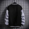 Autumn Bomber Jackets Men Varsity Youth Trend College Wear Hip Hop Casual Baseball Coats Slim Fit Unisex Jacket Windbreaker 240105