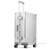 Suitcazy wysokiej jakości aluminium-magneza bagażu na pokład spinner walizki z kołami z kółkami
