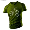 Erkek Tişörtler Moda Four Seasons Açık Sokak Boş Zamanlı Spor Hızlı Kuru Gevşek Bisiklet Baskı Yetişkin Büyük Boyut Erkekler T-Shirt Kısa Kol T240105