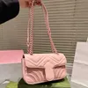 2024 Designer-Tasche aus Rindsleder für Damen, Umhängetaschen, Umhängetaschen, luxuriöse Macaron-Handtaschen, Clutch-Geldbörsen, Damen-Geldbörsen, Einkaufstasche, 3 Größen