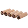 Bouteilles de stockage 5 pièces tampon de texture en bois timbres enfants planificateur en bois outil de scrapbooking bricolage petit journal compact