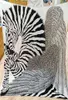 Zebra pegasus pólo classe versátil preto branco 130 lã de seda generoso outono e inverno quente xale cachecol female2149002