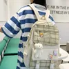 5st Still High School Ryggsäck Kawaii Bookbag Laptop Bag For Girls Cute Printed Student Bag Travel Ryggsäck Mochilas 240105