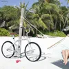 Vélos Zukka 26 pouces vélo pliant pliable argent Beach Cruiser vélo cadre en acier à vitesse unique pour vélo pour femmes adultes L240105