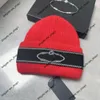 Chapeau de marque de luxe à la mode, nouveau Style occidental en poils de lapin, Style américain, belle lettre, chapeau tricoté, antigel, chaud, tendance, amincissant, Internet froid, rouge