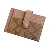 Leren slanke portemonnee met kaartbeschermingsriem voor dames Creditcardhouder Case Snap Cash Purse herenportemonnee