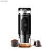 Coffee Makers Espresso Coffee Maker Of Capsules Portable Coffee Machine Small Heating Coffee Maker Outdoor Travel Capsule Coffee MakerL240105