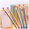 wholesale Fedex DHL Free shipping 2015 New Creative Stationery Magic Soft Pencil Flexible Plastic Pencil Easily Bend Pencil,500pcs/lot LL