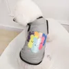犬のアパレルベストシャツプリティラウンドネックスウェットアブソルベント猫服夏の小さなTシャツペット用品