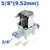 Electric Plastic Solenoid 12V 24V 220V Normal Stängd 1/4 3/8 Slangrör Snabbanslutning RO Vatten Omvänd osmossystem 240104