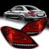 أضواء ذيل السيارة لـ Benz W205 LED Taillihgt 2014-20 19 C180 C200 C260