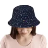 Bérets The Stars Space Strat, beau chapeau seau pour femmes et hommes adolescents, chapeaux de pêcheur Bob pliables, casquette Panama d'automne