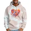 Sweatshirts Heren Hoodies Los bedrukt sweatshirt met capuchon Casual Mode Sport Sudaderas Para Hombres Vergisiz Urunler Turkiye