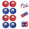 Capuchons de boules, 8 pièces, accessoires de jeu de table, boules coulissantes, équipement, Mini jouets, ballons de football roulants, perles gratuites