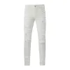 violet hommes jeans mens designer jeans violet jeans noir jeans designer violet skinny mince long mi fermeture éclair blanc trou coton lettre belend adoucisseur de mode