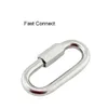 5PCS Edelstahl Karabiner Quick Link 5mm 6mm 7mm 8mm Kettenverbinder für Hängematte Camping und Outdoor-Ausrüstung 240104