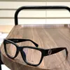 Mens designer sunglasses women reading glasses 1:1 acetate frame CH3455 clear lens Anti blue light eyeglasses with case designer sunglasses for women