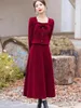 Work Dresses Harajpee Small Fragrant Style Set Two Piece Spring Autumn 2024 Elegant Celebrity Aged Gentle Solid Suits